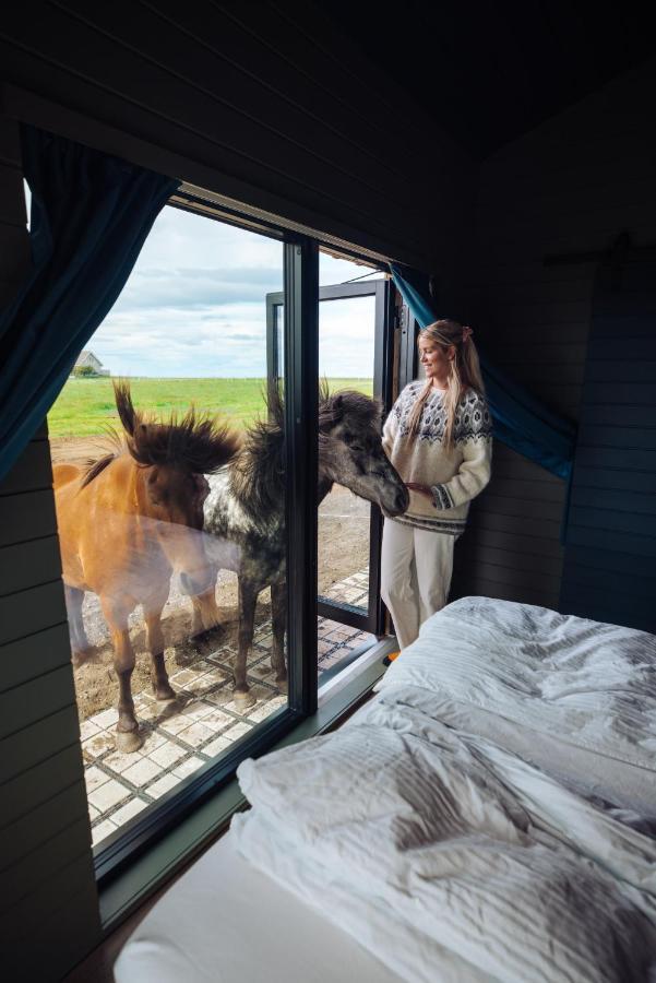 Ferienwohnung Sleeping With The Horses Hvolsvöllur Exterior foto