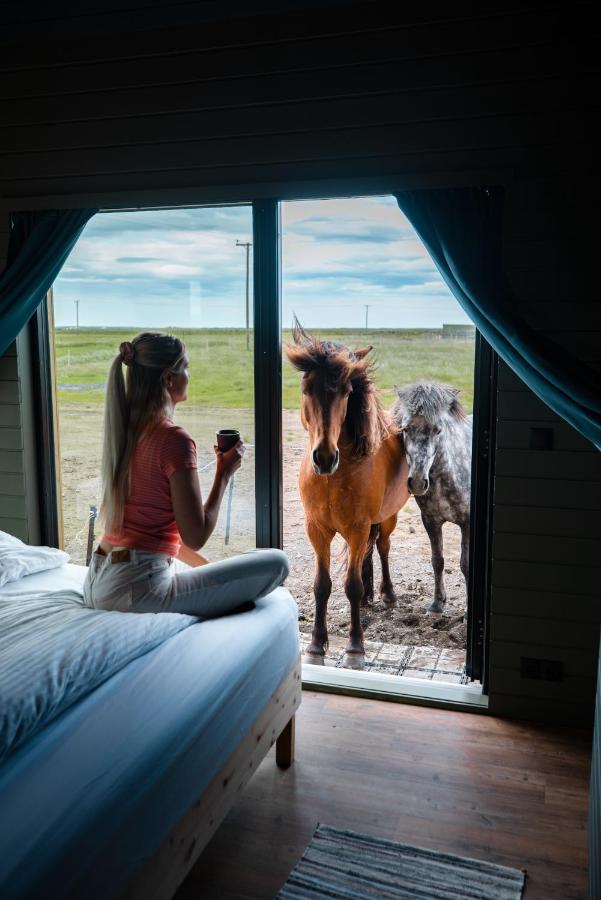 Ferienwohnung Sleeping With The Horses Hvolsvöllur Exterior foto